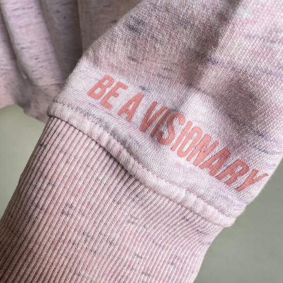 Gymshark Womens Size XS Oversized Pink Purple Hoodie Sweatshirt‎ Be A Visionary - Picture 3 of 6